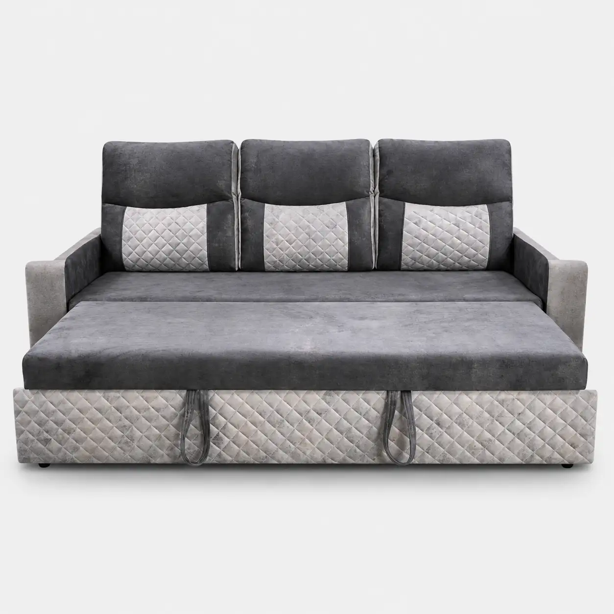 Graphite Contrast Sofa Bed
