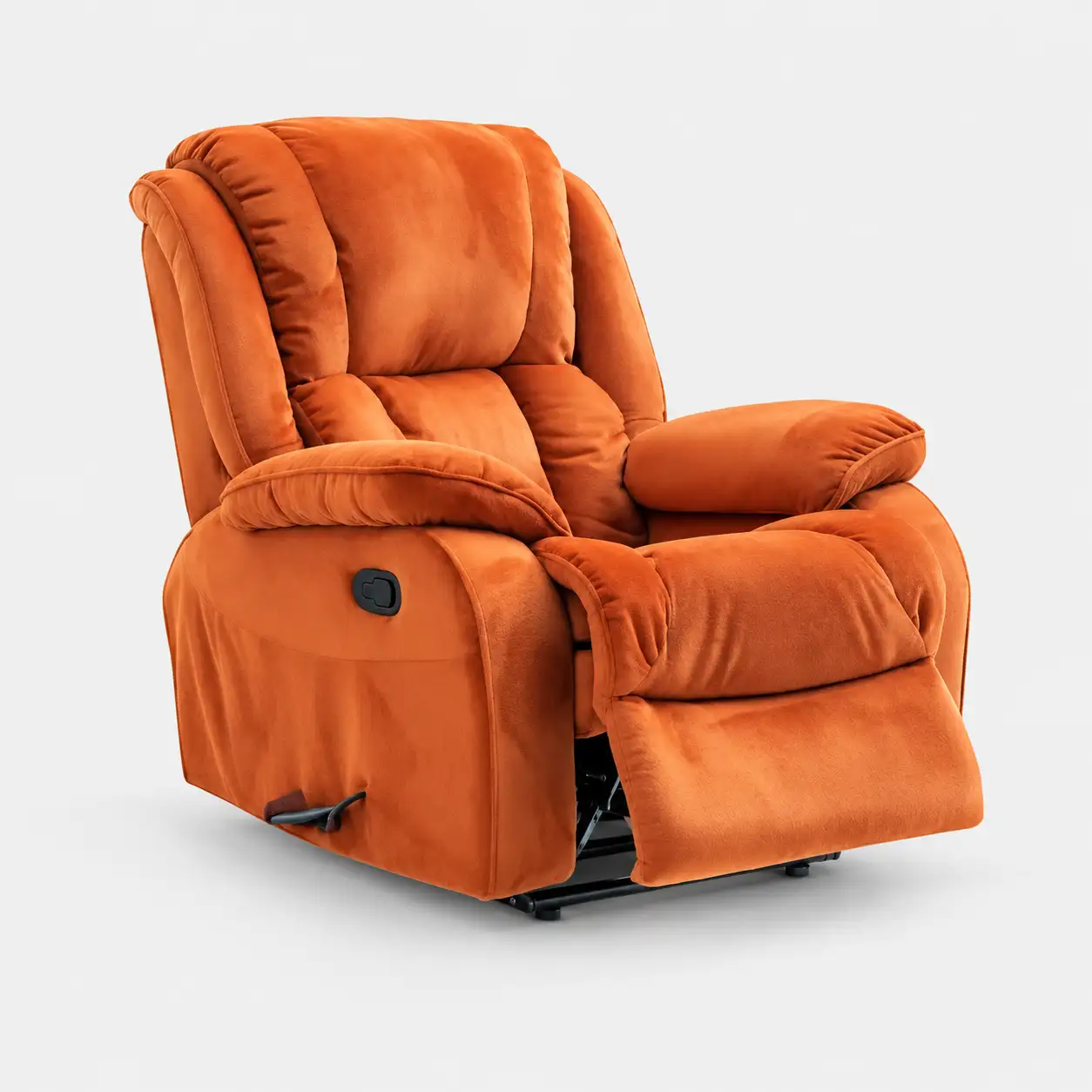Tangerine Plush Recliner