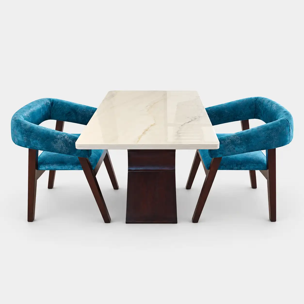 Duo Teal Dining Set