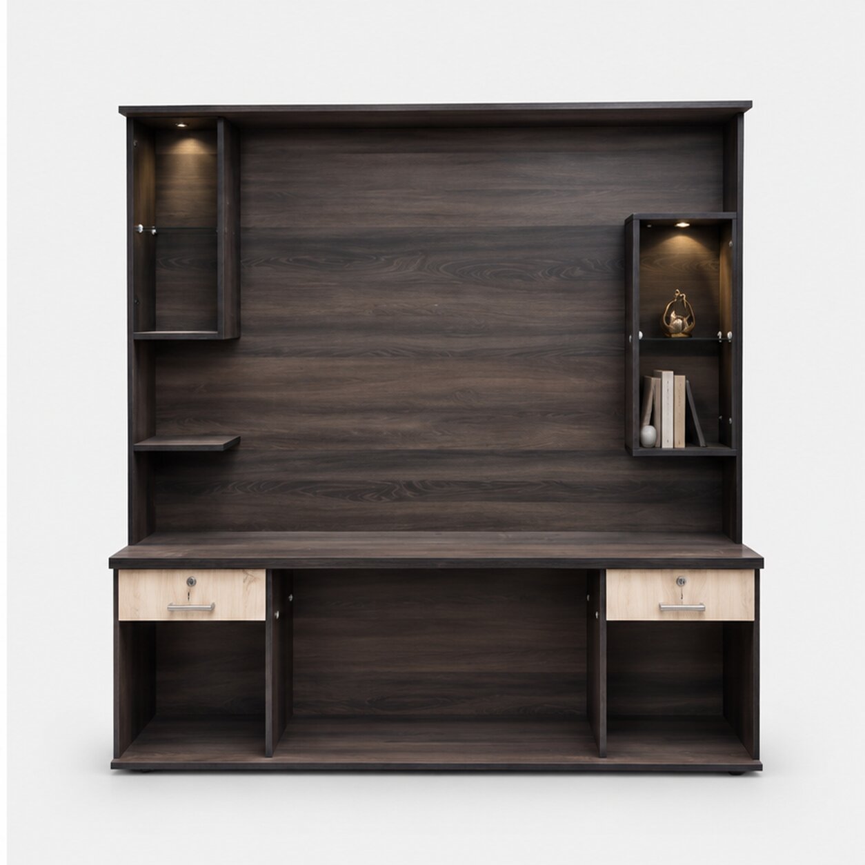 Charcoal Alcove TV Unit