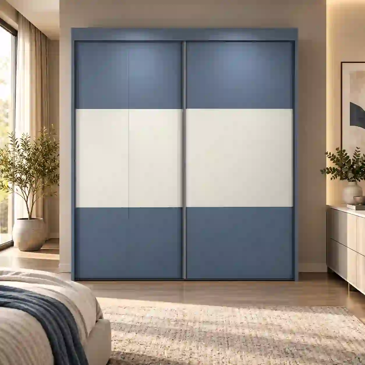 Indigo Band Sliding Wardrobe