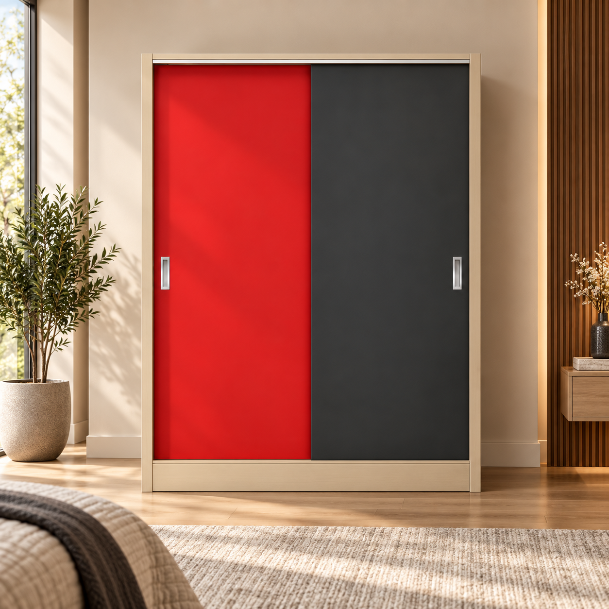 Scarlet Duo Sliding Wardrobe