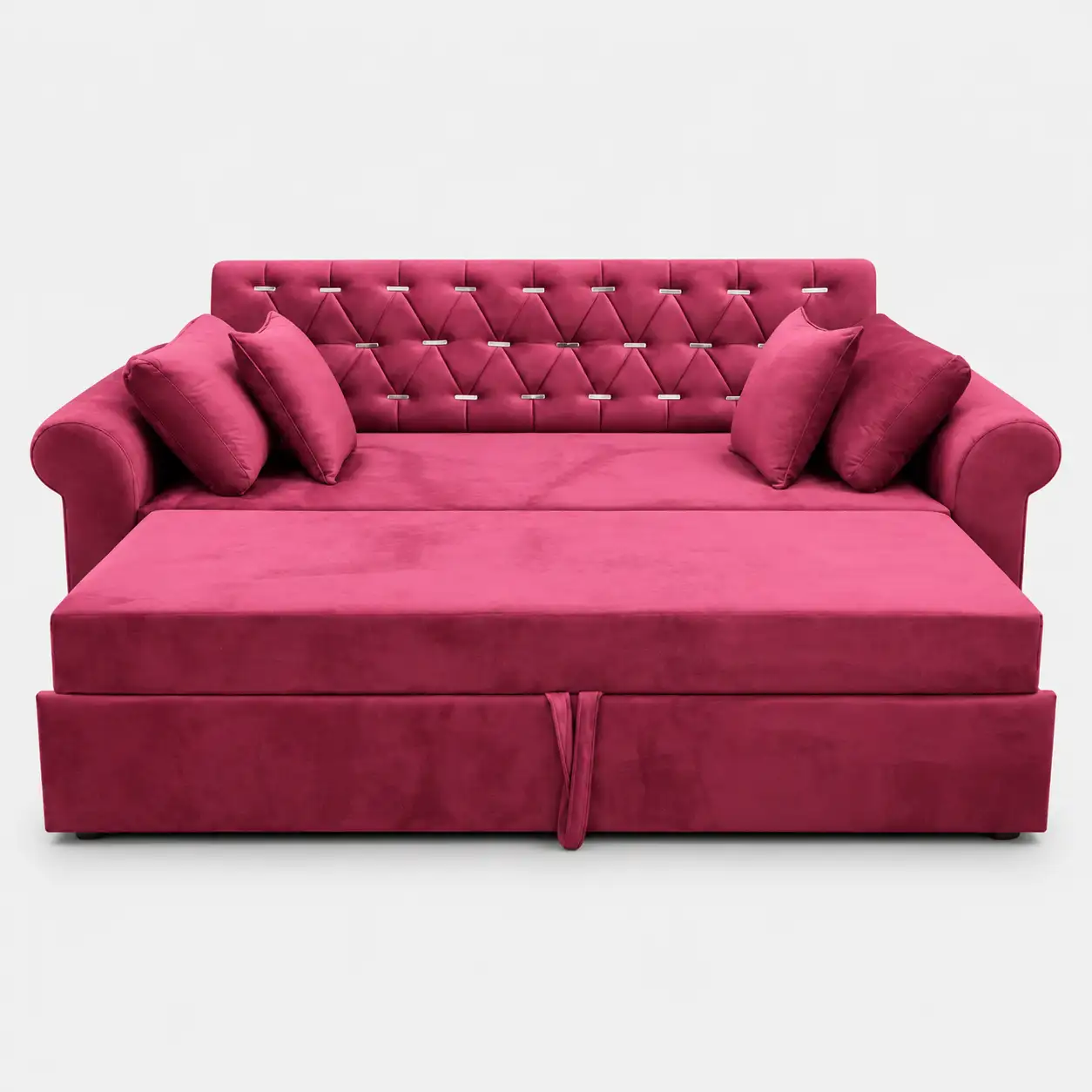 Berry Tuft Sofa Bed