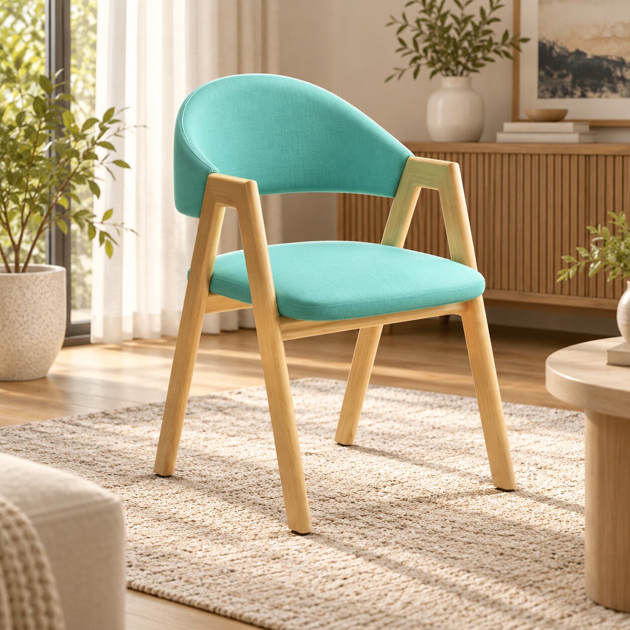 Mint Arc Dining Chair
