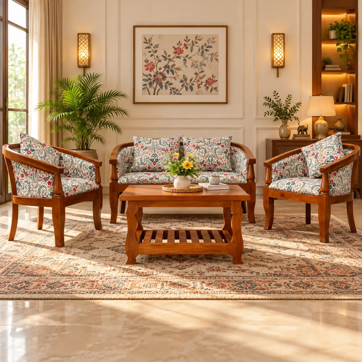 Botanical Frame Sofa Set