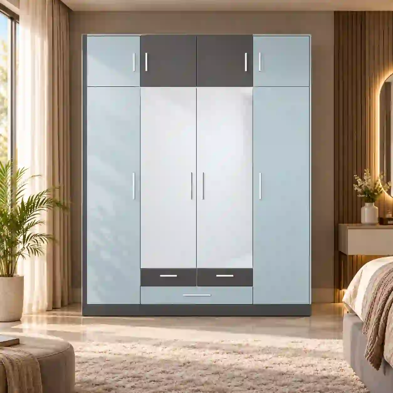 Glacier Block Wardrobe