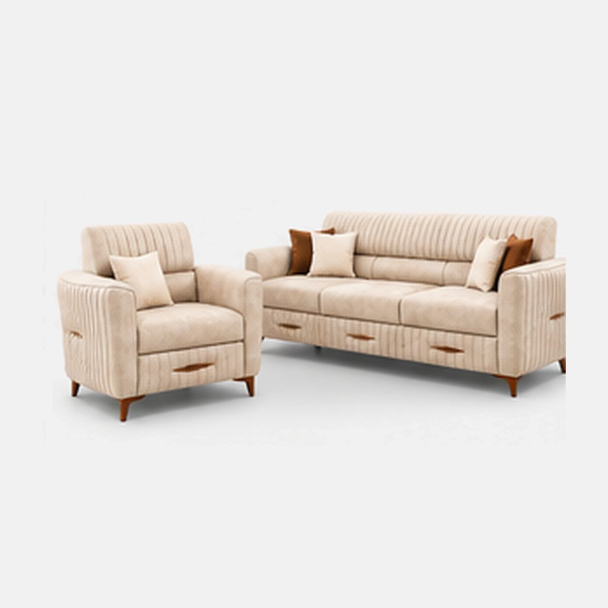 Dune Channel Sofa Set