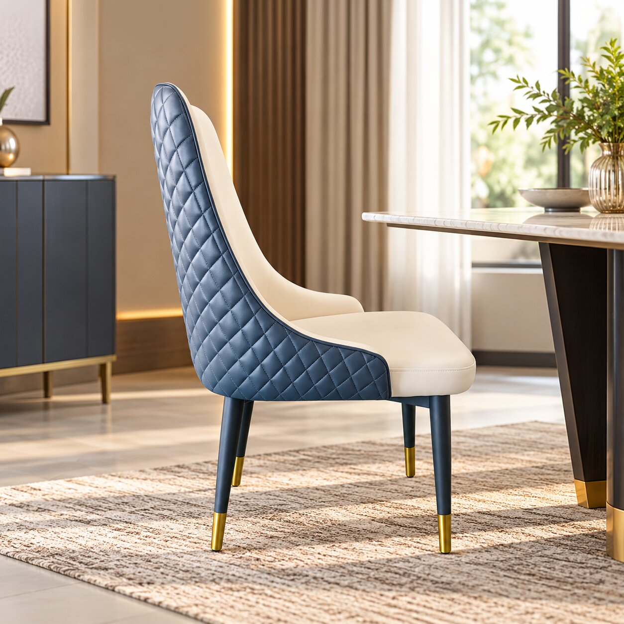 Azure Diamond Highback Chair