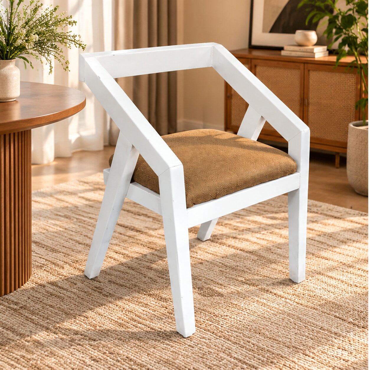 Chalkline Angular Armchair