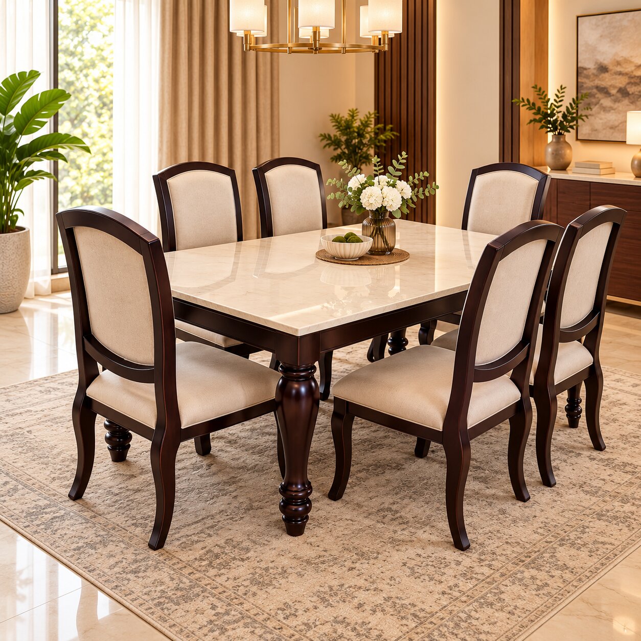 Ivory Manor Dining Set