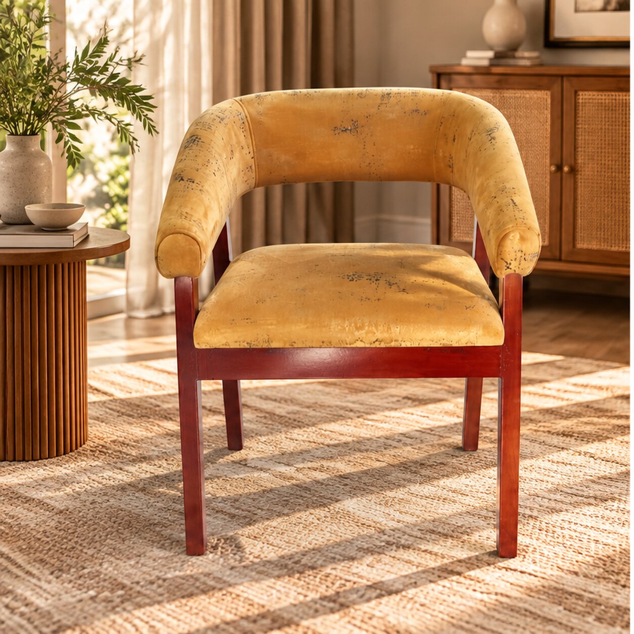 Saffron Embrace Armchair
