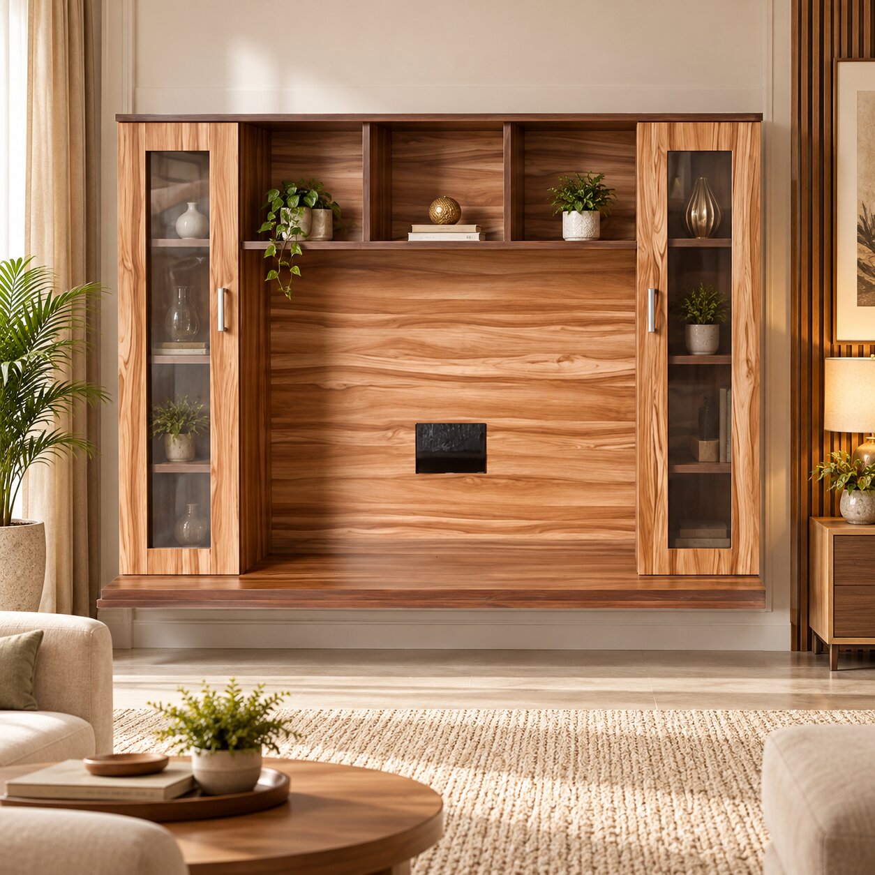 Galleria Twin-Vitrine TV Unit