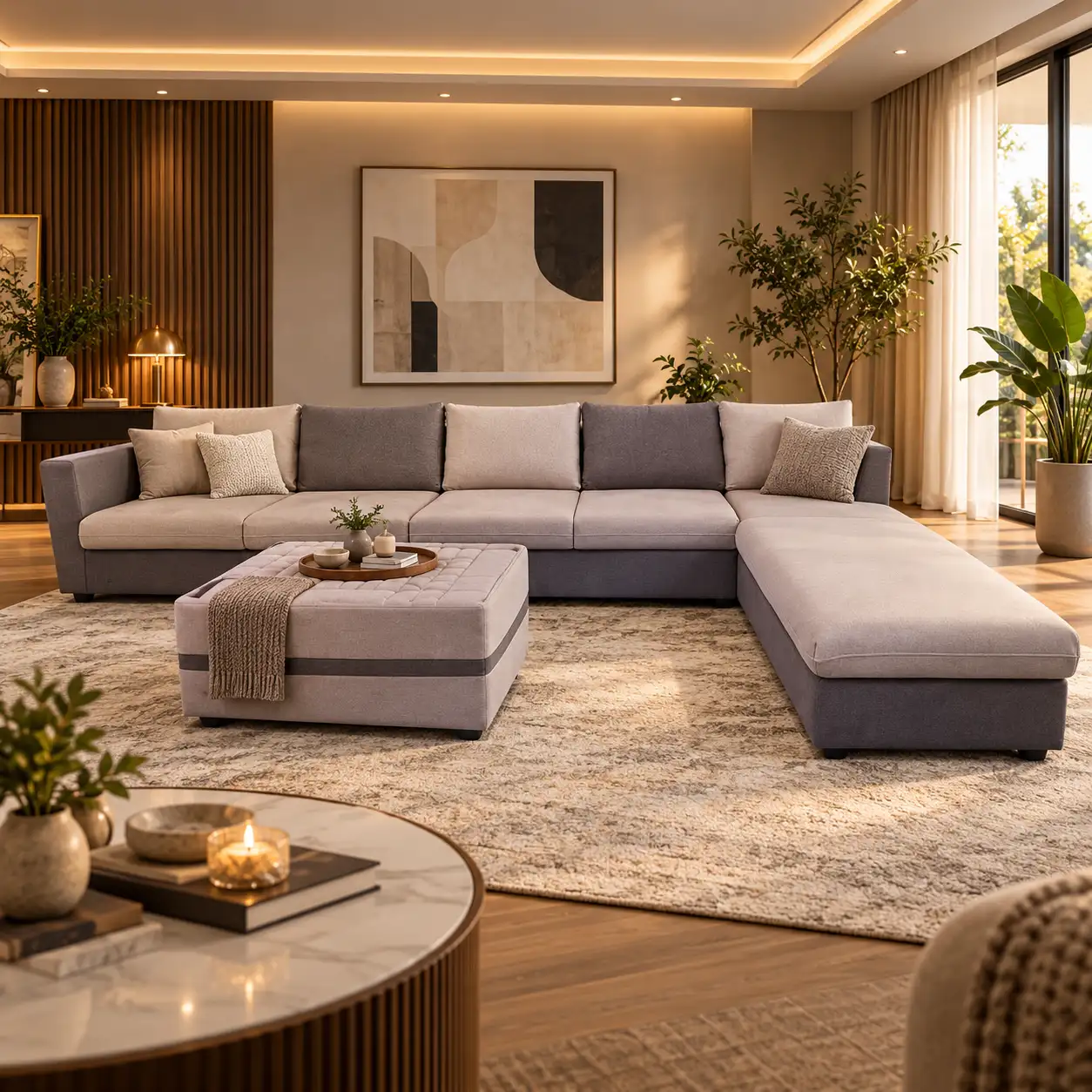 Stone Modular Sectional
