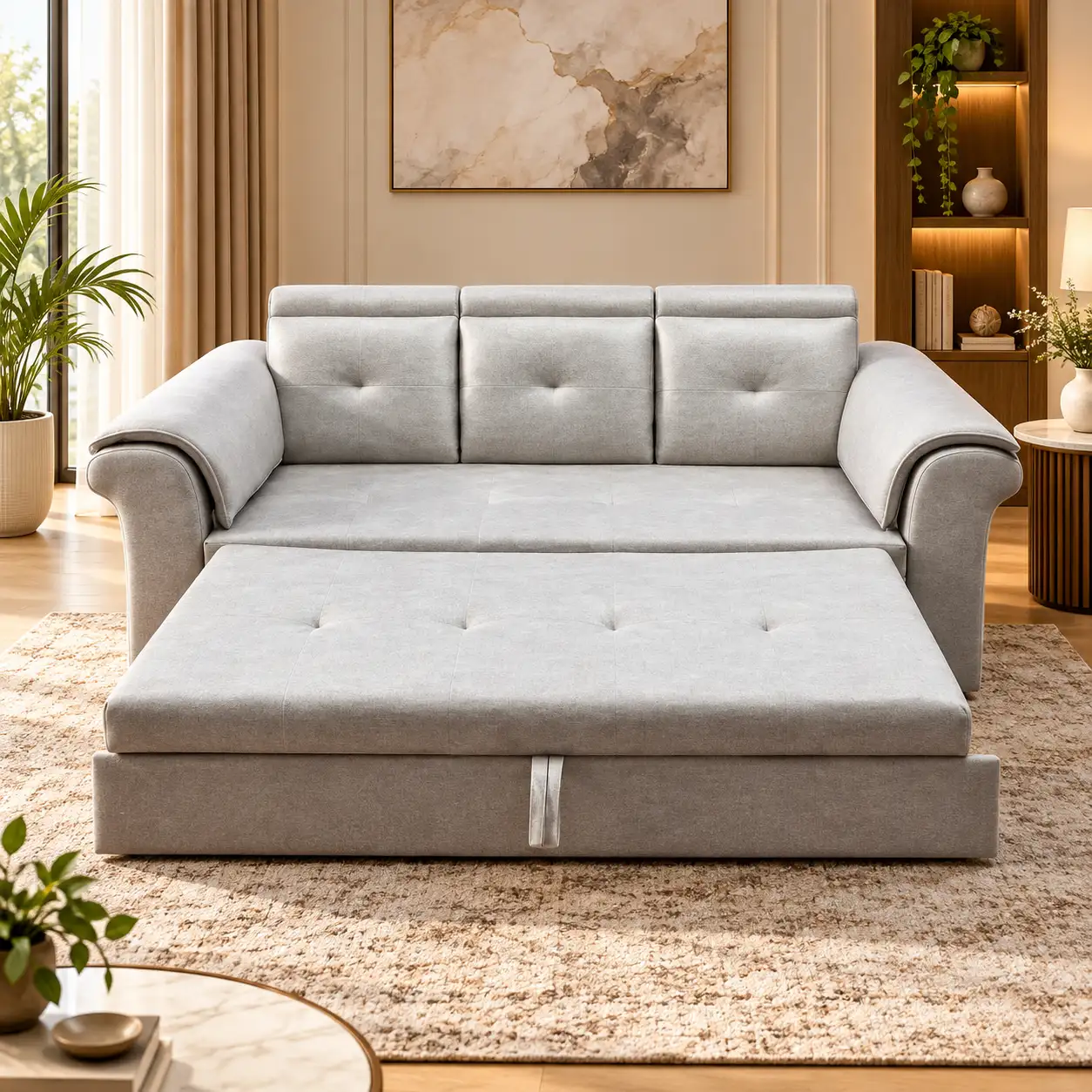 Pearl Button Sofa Bed